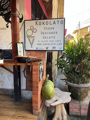 Kokolato sign at Kokolato in Ubud