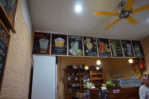 interior  at Tukies Coconut Shop  in Ubud