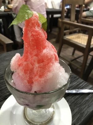 Campur (with coconut milk instead of condensed milk)  at Tukies Coconut Shop  in Ubud