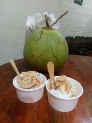 Best coconut ice cream I ever had! at Tukies Coconut Shop  in Ubud