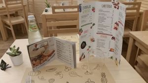 table at Universo Vegano in Rimini