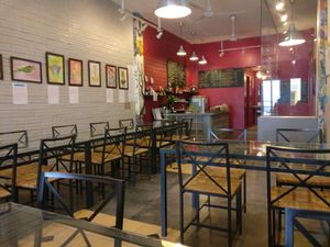 Aircon upstairs at Joe to Go in Siem Reap