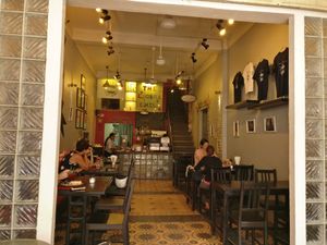 Entrance downstairs at Joe to Go in Siem Reap