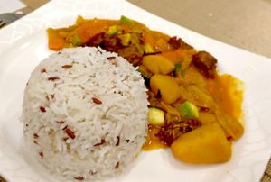 Curry at Green Fresh Vegan Restaurant in New Territories