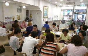 Inside at Green Fresh Vegan Restaurant in New Territories