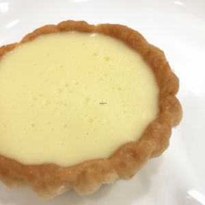 Vegan eggless egg tart at Green Fresh Vegan Restaurant in New Territories