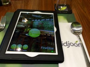 Menu at Tidjoori Restaurant in Dubai