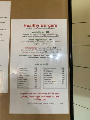 Menu pg4 at Down the Alley Cafe in Decatur