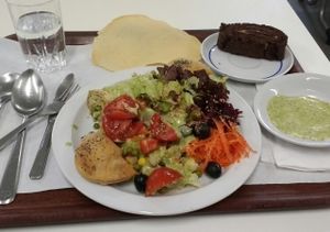 Meal at Sociedade Portuguesa de Naturalogia in Lisbon