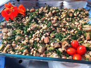 Cyclist beans dish at Sociedade Portuguesa de Naturalogia in Lisbon