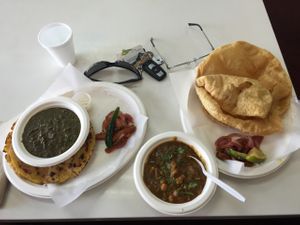 vegan lunch at Chaat House in Bellevue
