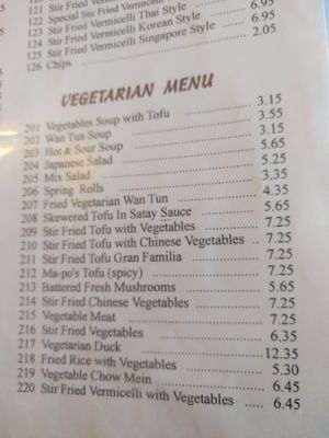 all vegan  at Gran Familia in Tenerife