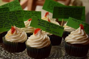 Cupcakes during Human Rights week at Cukrárna in Brno
