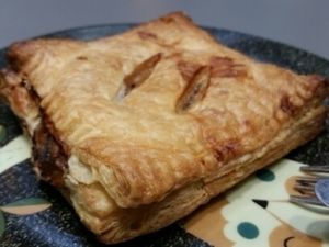 tempeh square at Simply V in Cardiff