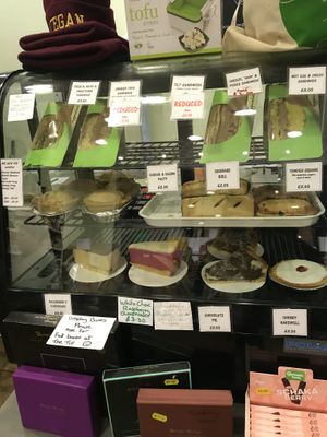 Food to go  at Simply V in Cardiff