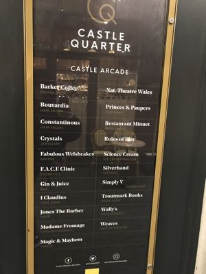 Directory  at Simply V in Cardiff