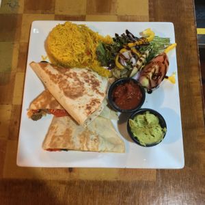 Vegan quesadilla at The Gregson in Lancaster