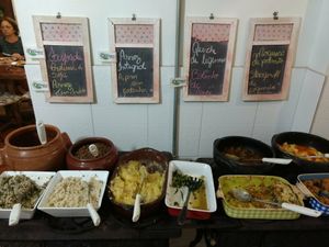 Buffet at Harmonia de Terra in Camboriu