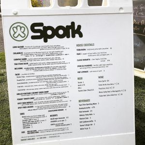 Menu at Spork in Bend