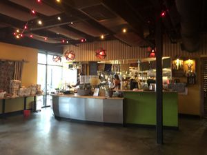 All seating is now outside (COVID times) at Spork in Bend