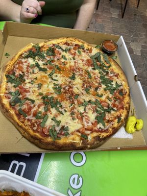 Margarita pizza   at Vannucchi Brothers in Hollywood