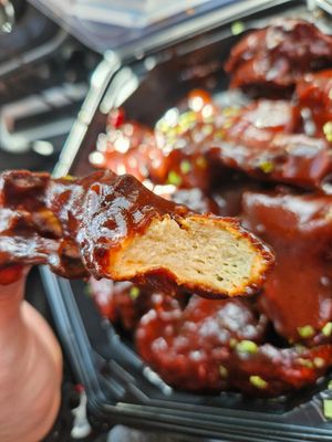 Texture of the wings is incredible at Vannucchi Brothers in Hollywood