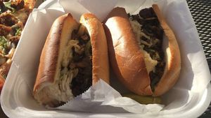 Philly v steak at Vannucchi Brothers in Hollywood
