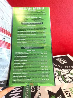 Large vegan selection at Vannucchi Brothers in Hollywood