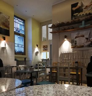 The inside at Bar Pasticceria Rovida in Milan