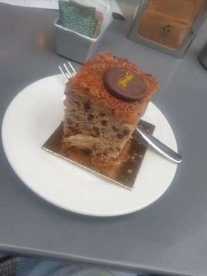 Vg cake - 6/10 - tiny but has sweet bites and nice spongy texture very itallian vibes at Bar Pasticceria Rovida in Milan