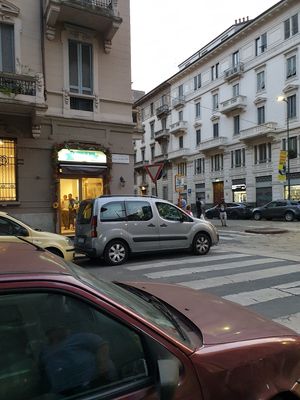 Street view at Bar Pasticceria Rovida in Milan
