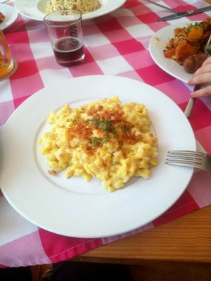 Käsespätzle at Kaiserhuettn in Bonn