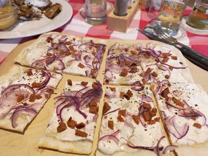 Flammkuchen❤️ at Kaiserhuettn in Bonn