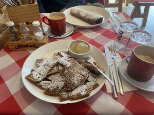 Kaiserschmarrn and coffee  at Kaiserhuettn in Bonn