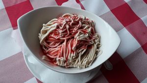 Spaghettieis at Kaiserhuettn in Bonn