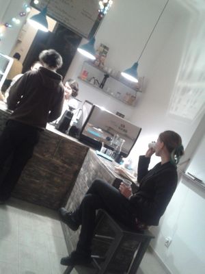 Interior at Veg Teg in Prague