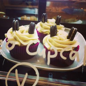 oreo cupcakes vegan at Cafe 98 in Helsinki