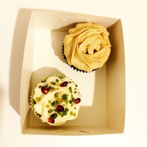 Vegan cupcakes at Cafe 98 in Helsinki