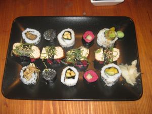 Mixed sushi at Pirata in Vienna