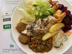 :) at O Vegetariano Gourmet in Sao Paulo