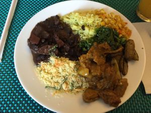 Feijoada and more. at O Vegetariano Gourmet in Sao Paulo