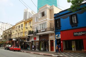 Rua Dr. Rafael de Barros at O Vegetariano Gourmet in Sao Paulo