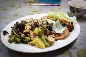 . at Rén Hé SùShí 人和素食 in Hengchun