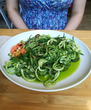 Zuchininudeln at Sol in Konstanz