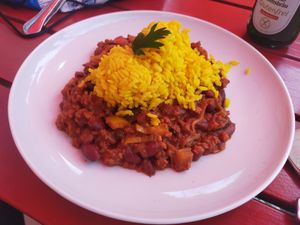 Chilli sin carne at Sol in Konstanz