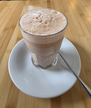 Chai Latte mit Sojamilch at Sol in Konstanz
