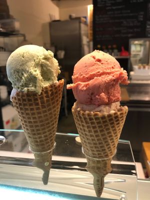 amazing ice cream selection at Sol in Konstanz