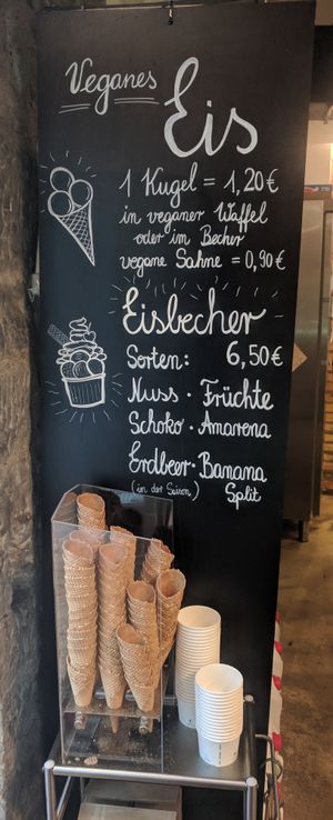 The Eis menu at Sol in Konstanz