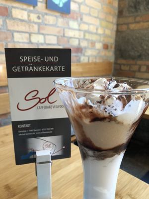 Chocolate Ice Cup - delicious  at Sol in Konstanz