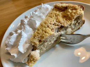 rhubarb cake at Sol in Konstanz